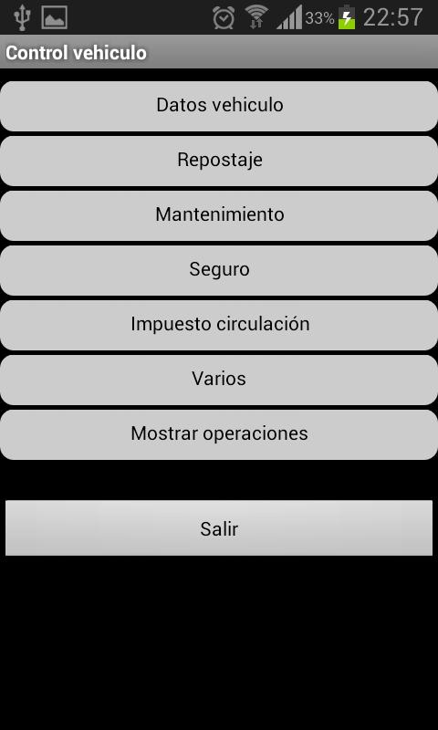 Control vehiculo