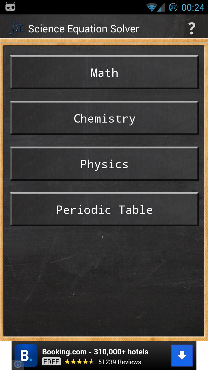 Science Equation Solver