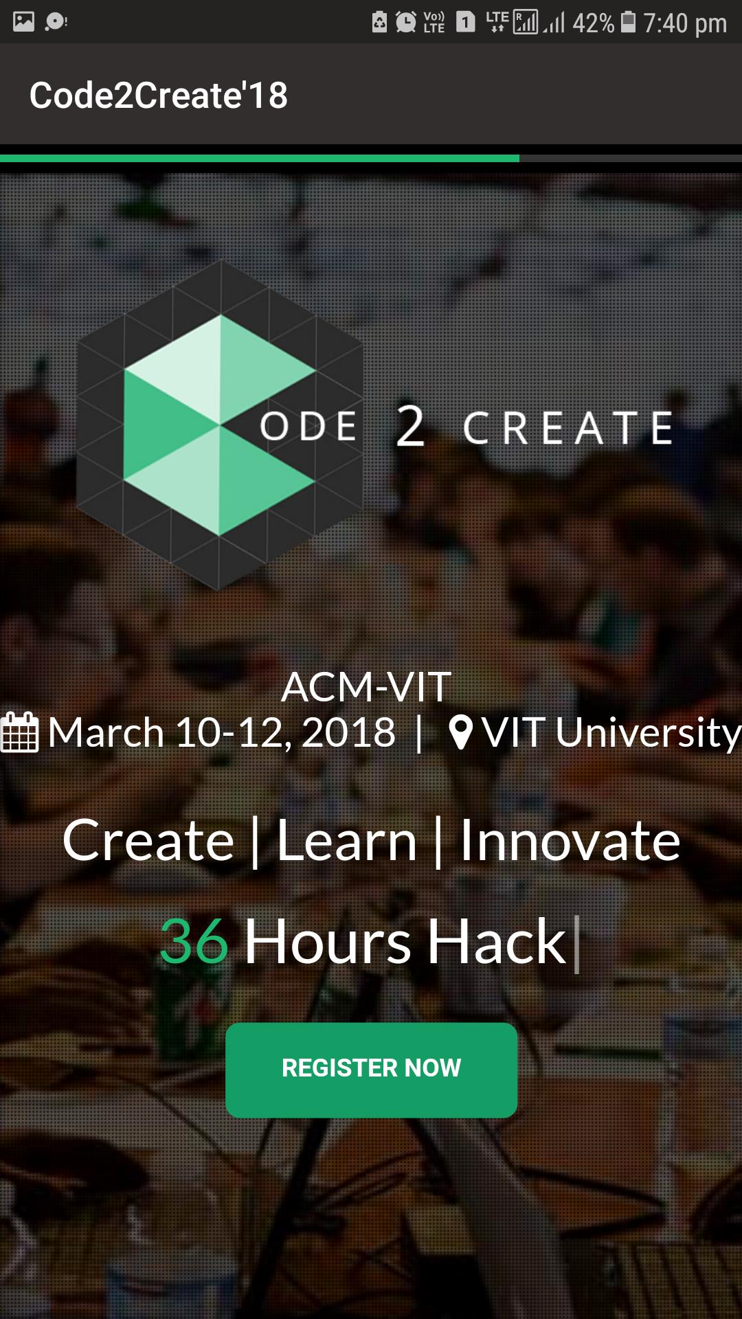 Code2Create 2018