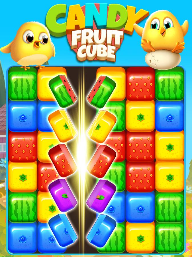 Candy Fruit Cube