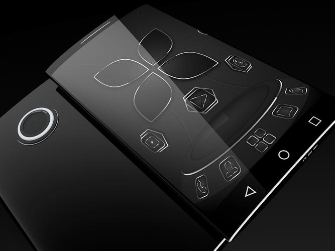 Soft Touch Black theme for Nex