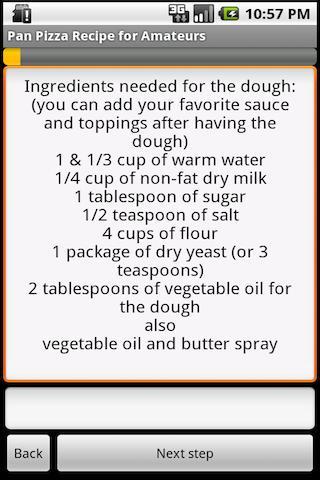 Pan Pizza Dough Recipe (free)