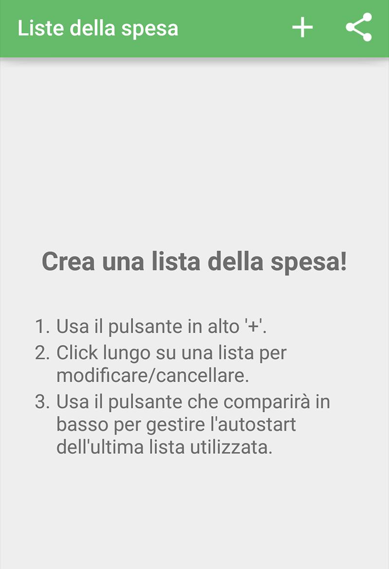 Lista della spesa