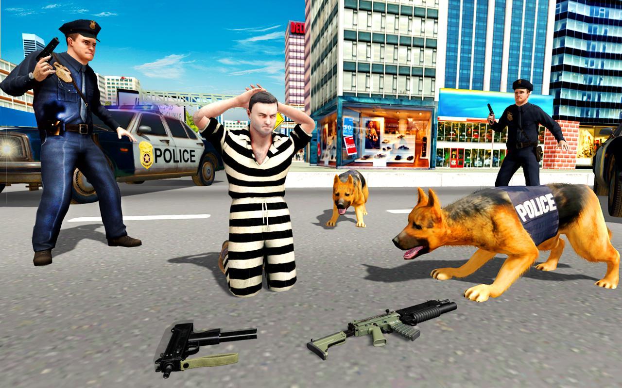 Police Dog Chase Simulator