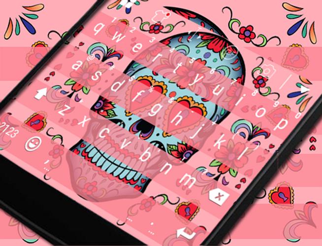 Sugar Skull Eva Keyboard -Gifs