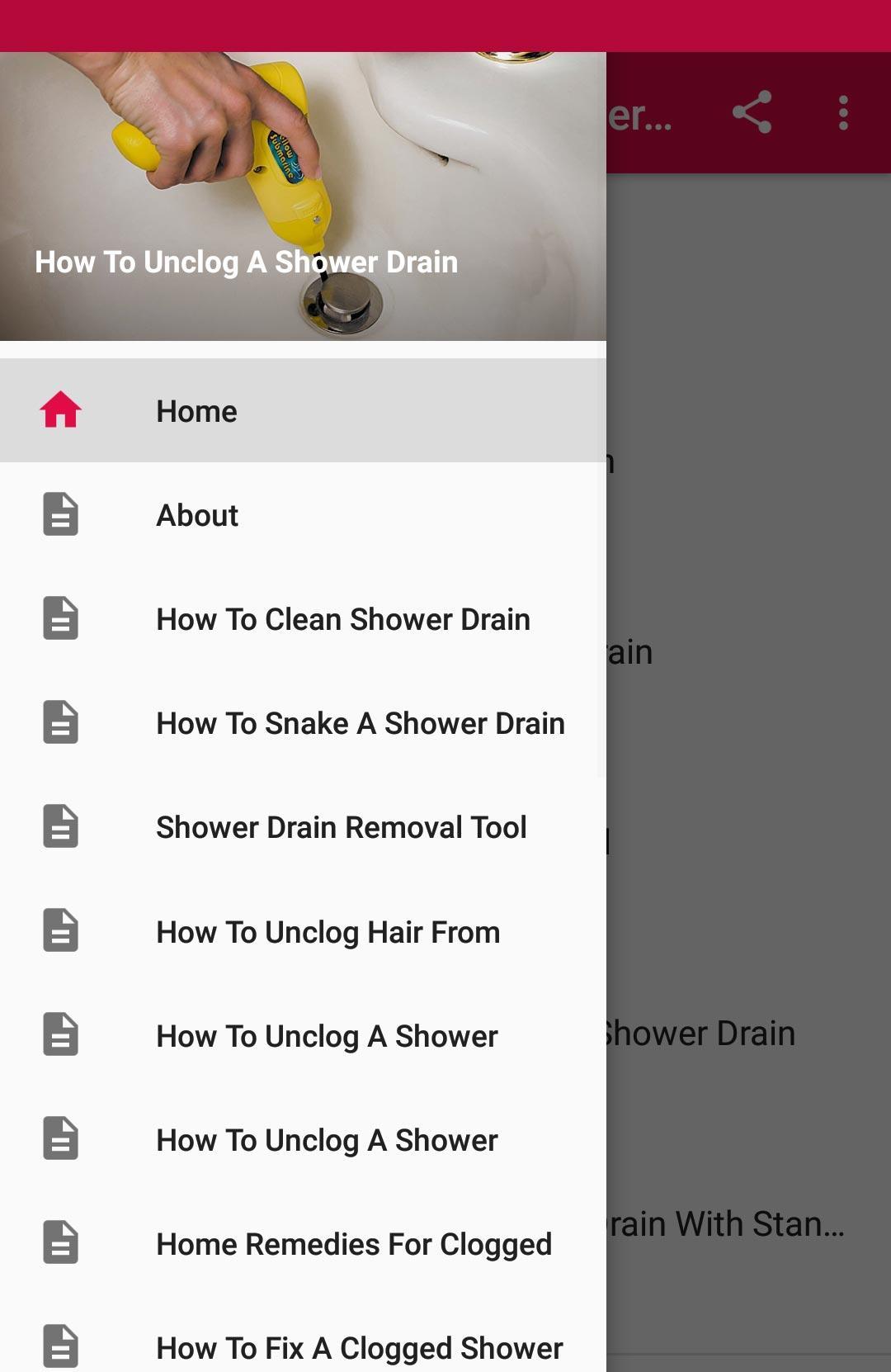 How To Unclog A Shower Drain