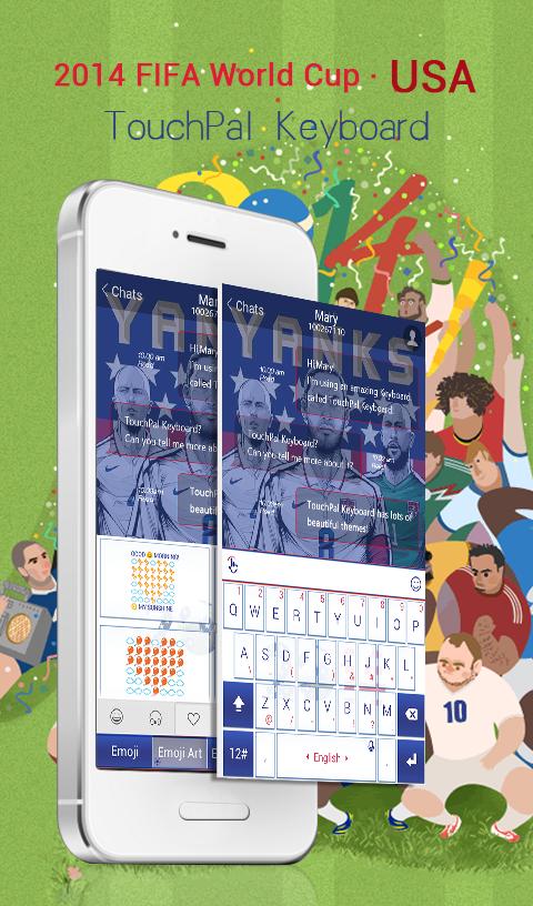 TouchPal USA_FIFA Theme