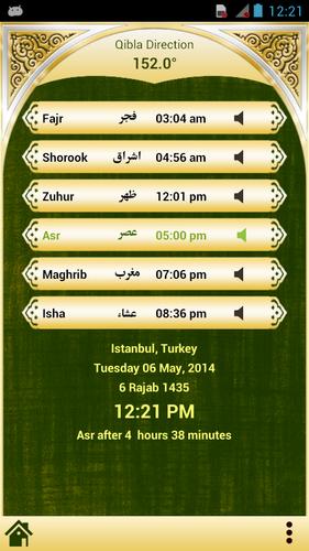 Universal Prayer Times