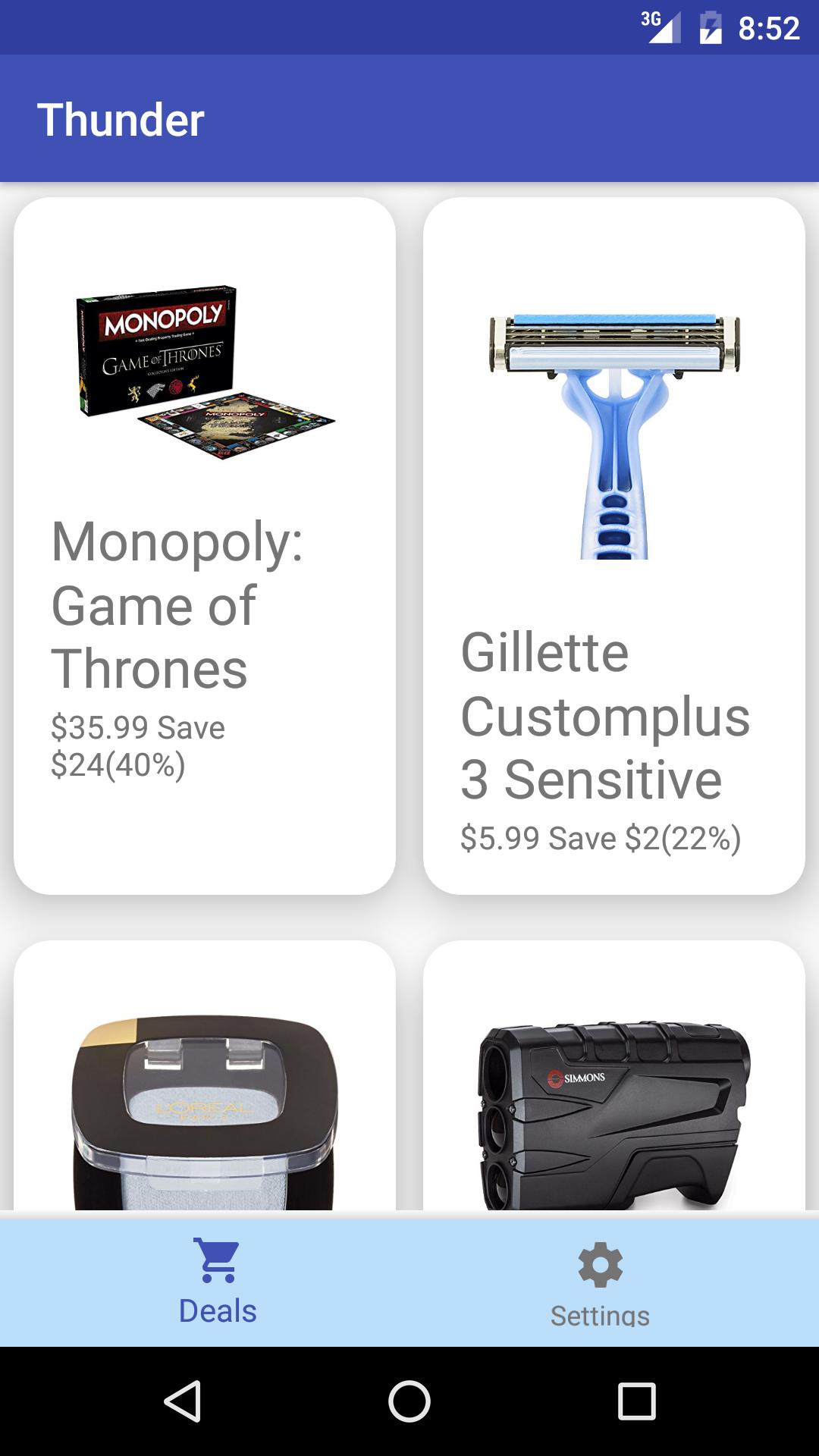 Thunder - Deal Notifications