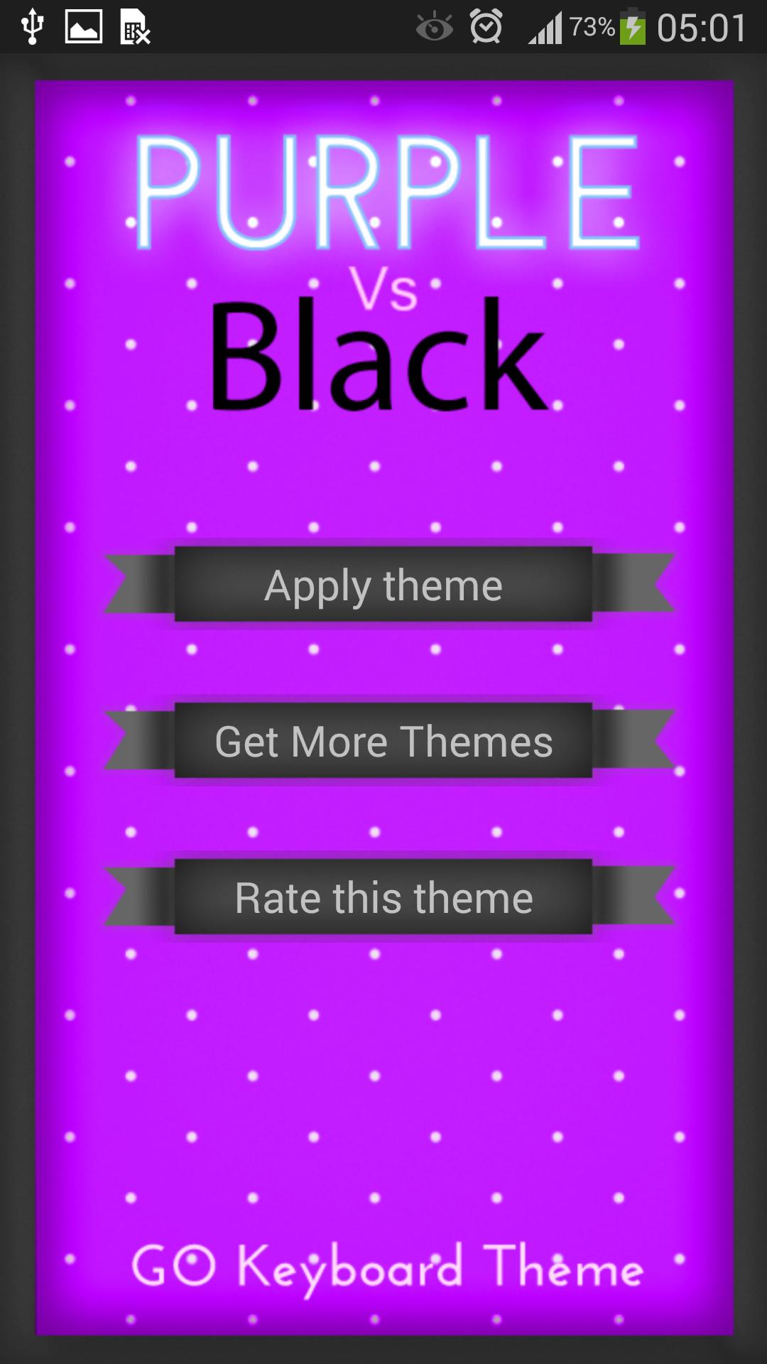 Pretty Purple vs Black Theme