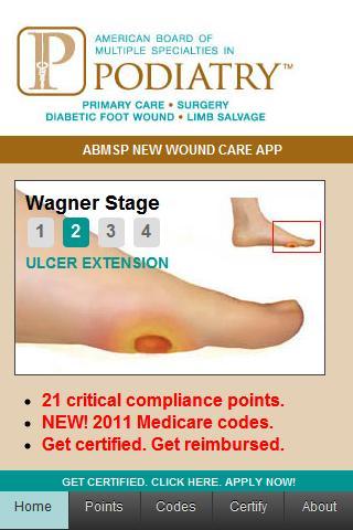 ABMSP Diabetic Wound Care App