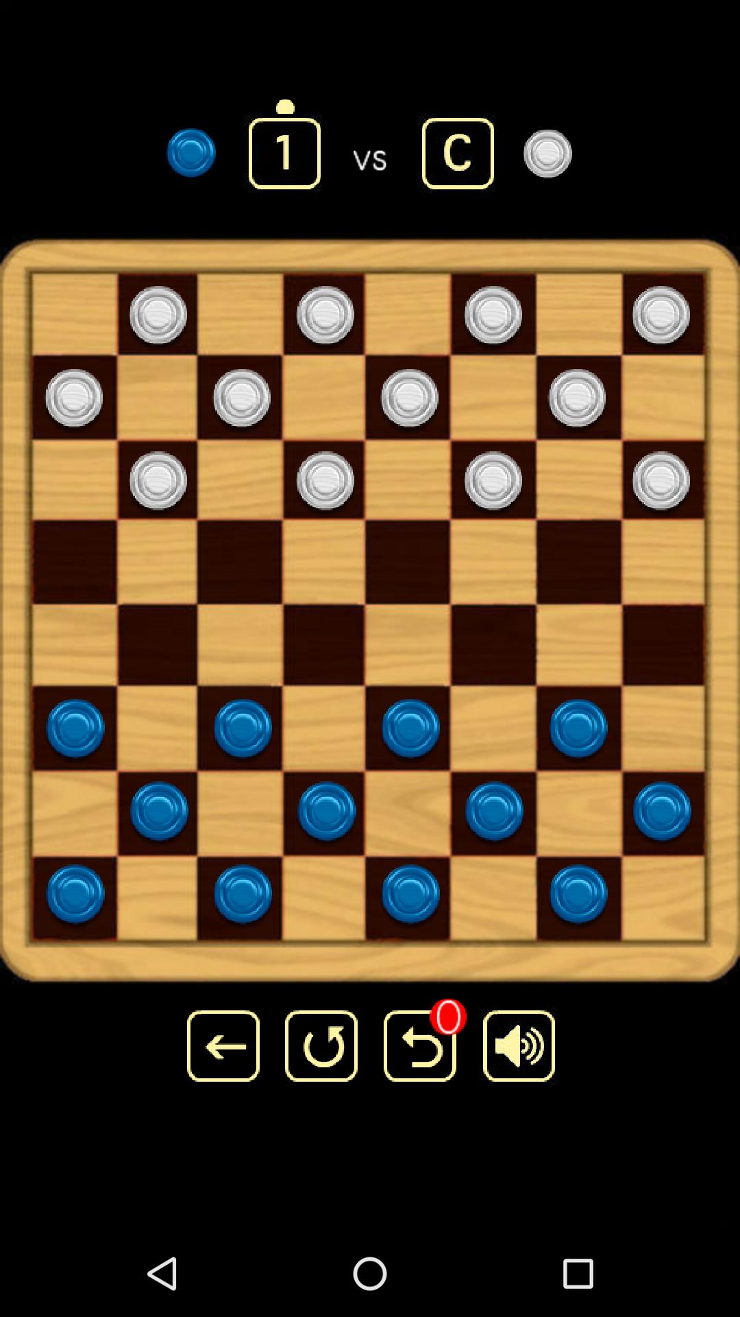 Classic Checkers Game