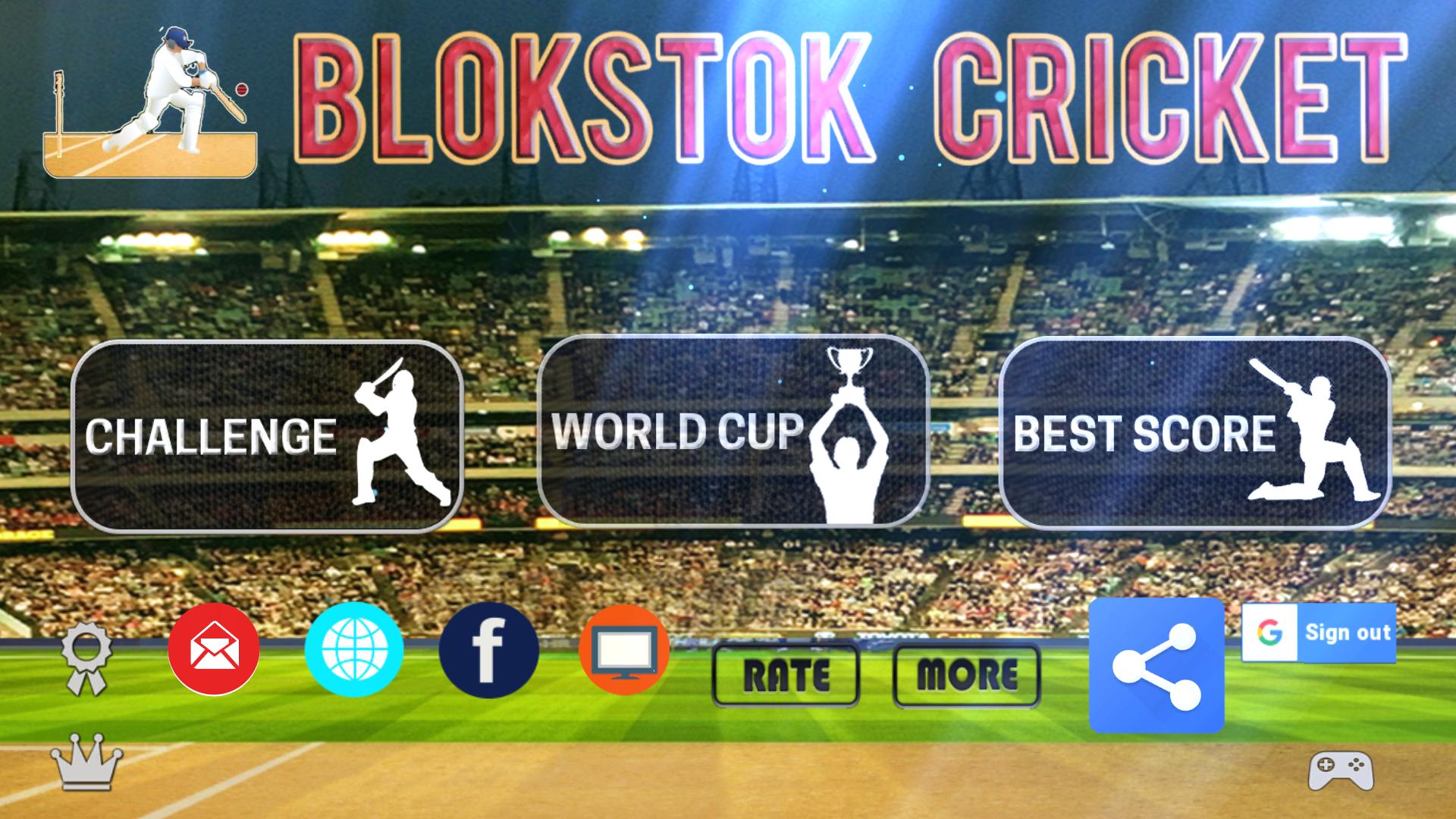 Blokstok Cricket
