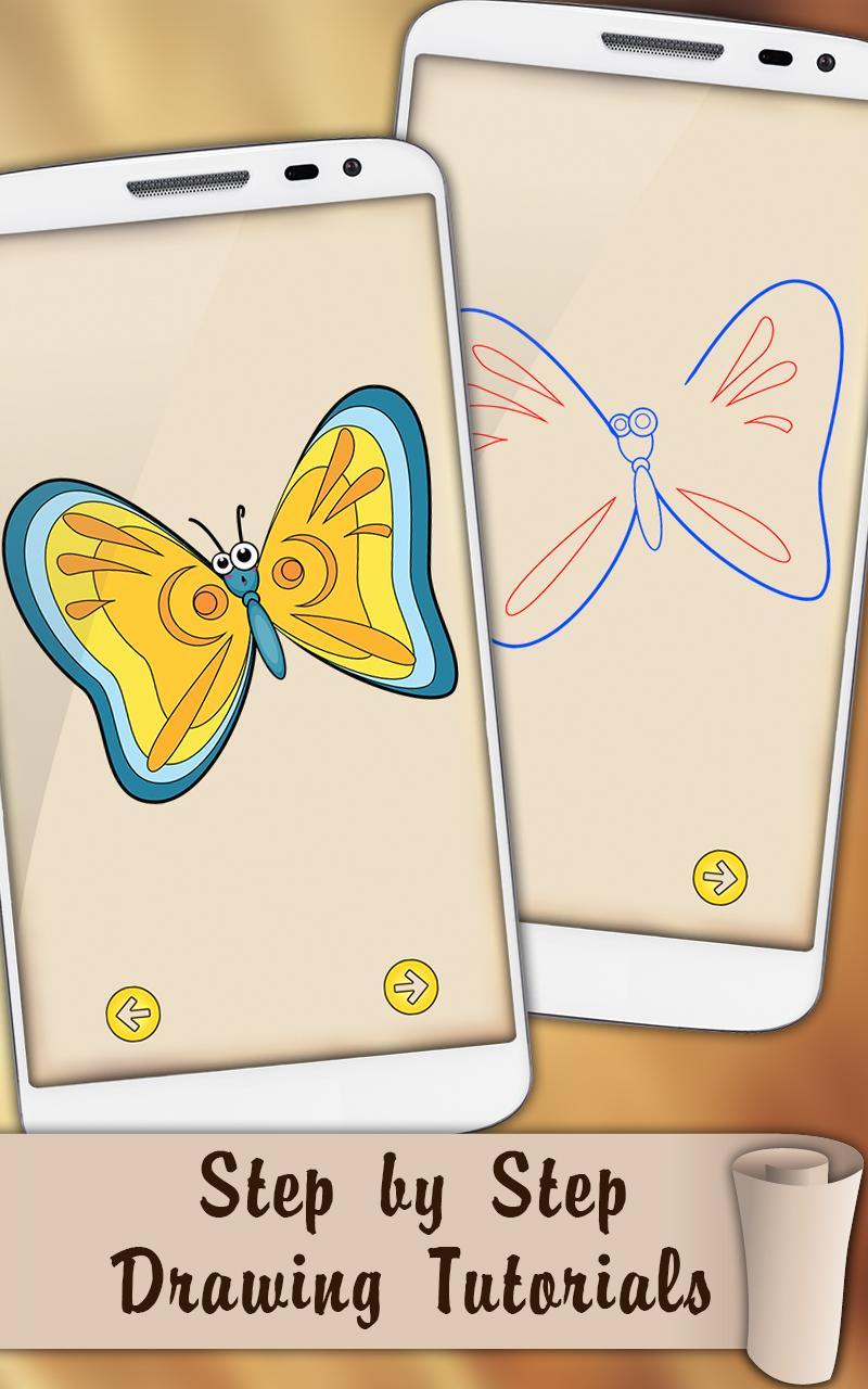 Draw Butterflies