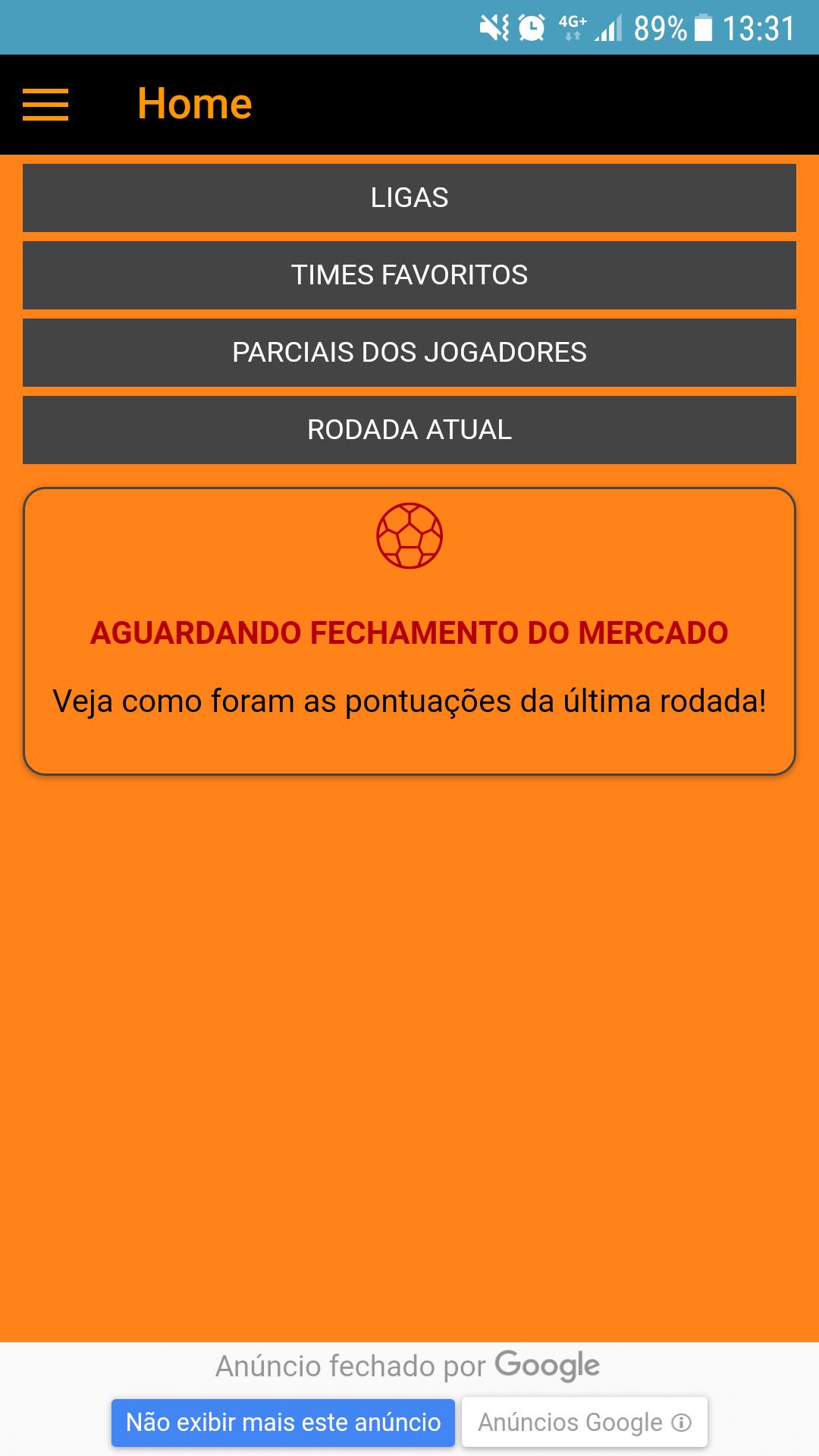 Parciais Cartoleiros 2018