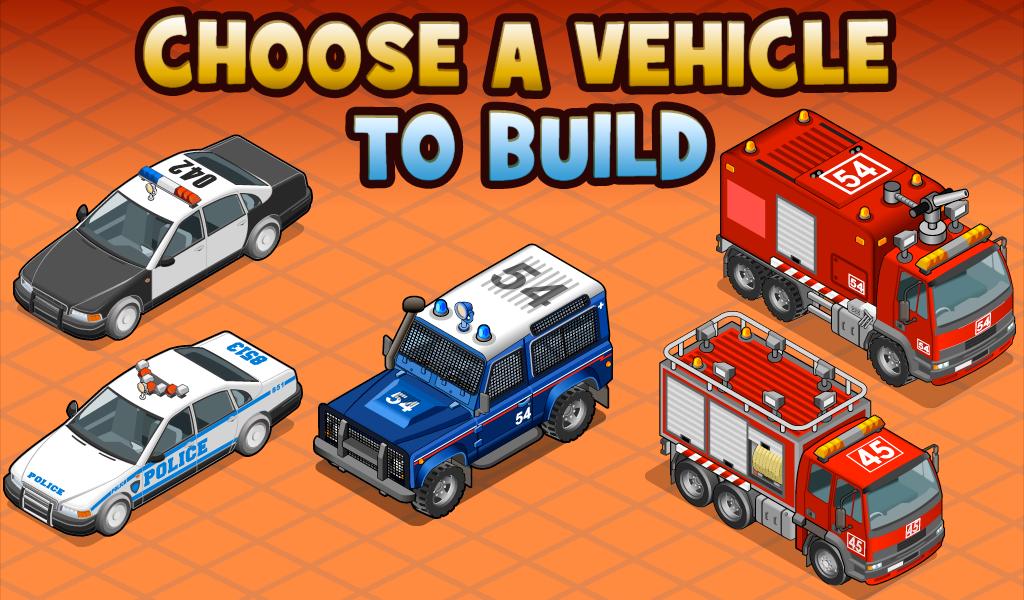Police Car & FireTruck Builder
