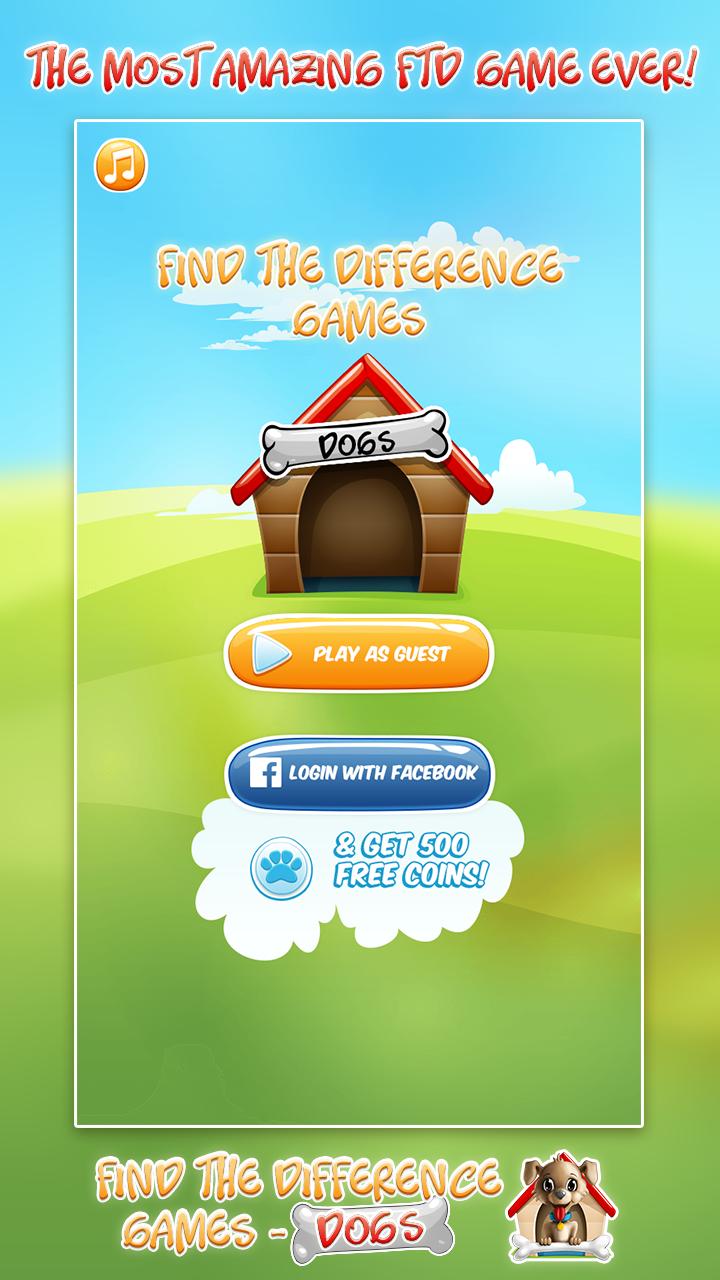 Find the Difference Games-Dogs