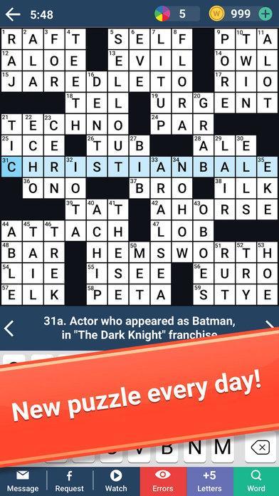 Daily Themed Crossword: Crossword puzzles online