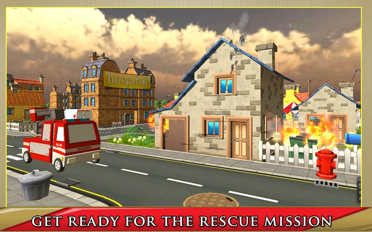 Emergency Alert Fire Truck