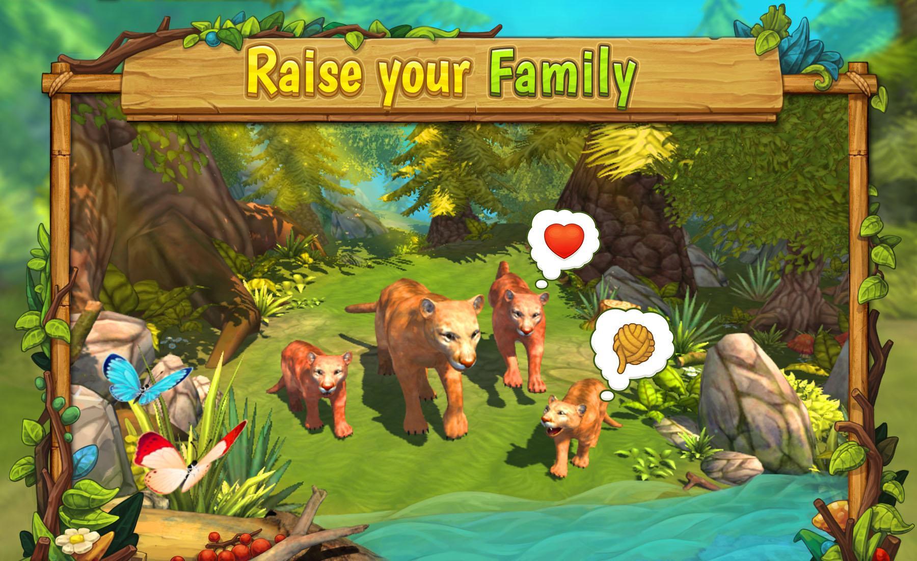 Mountain Lion Family Sim