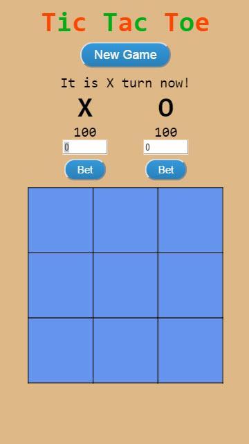bidding tic tac toe