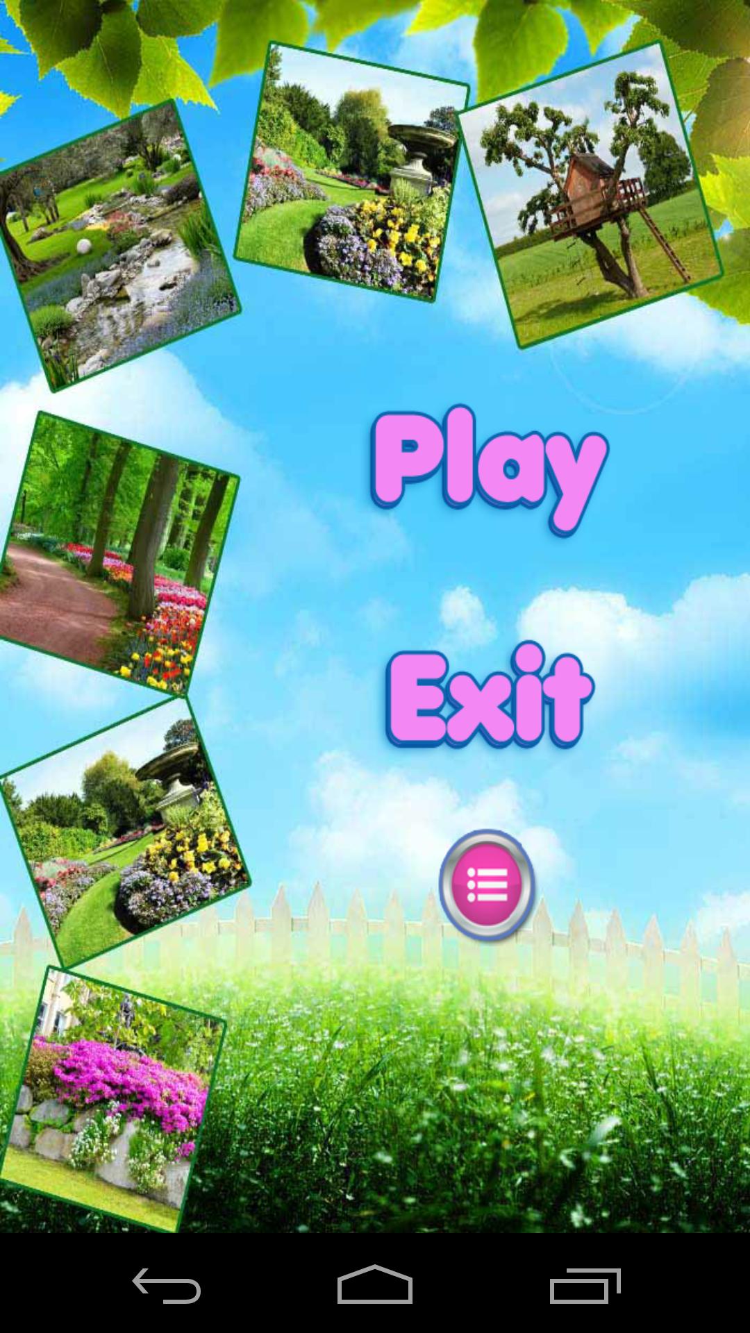 Garden Design and Flowers Tile