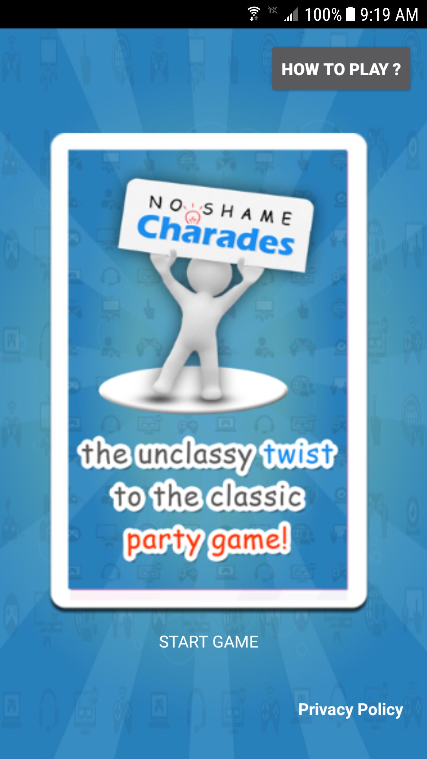 No Shame Charades