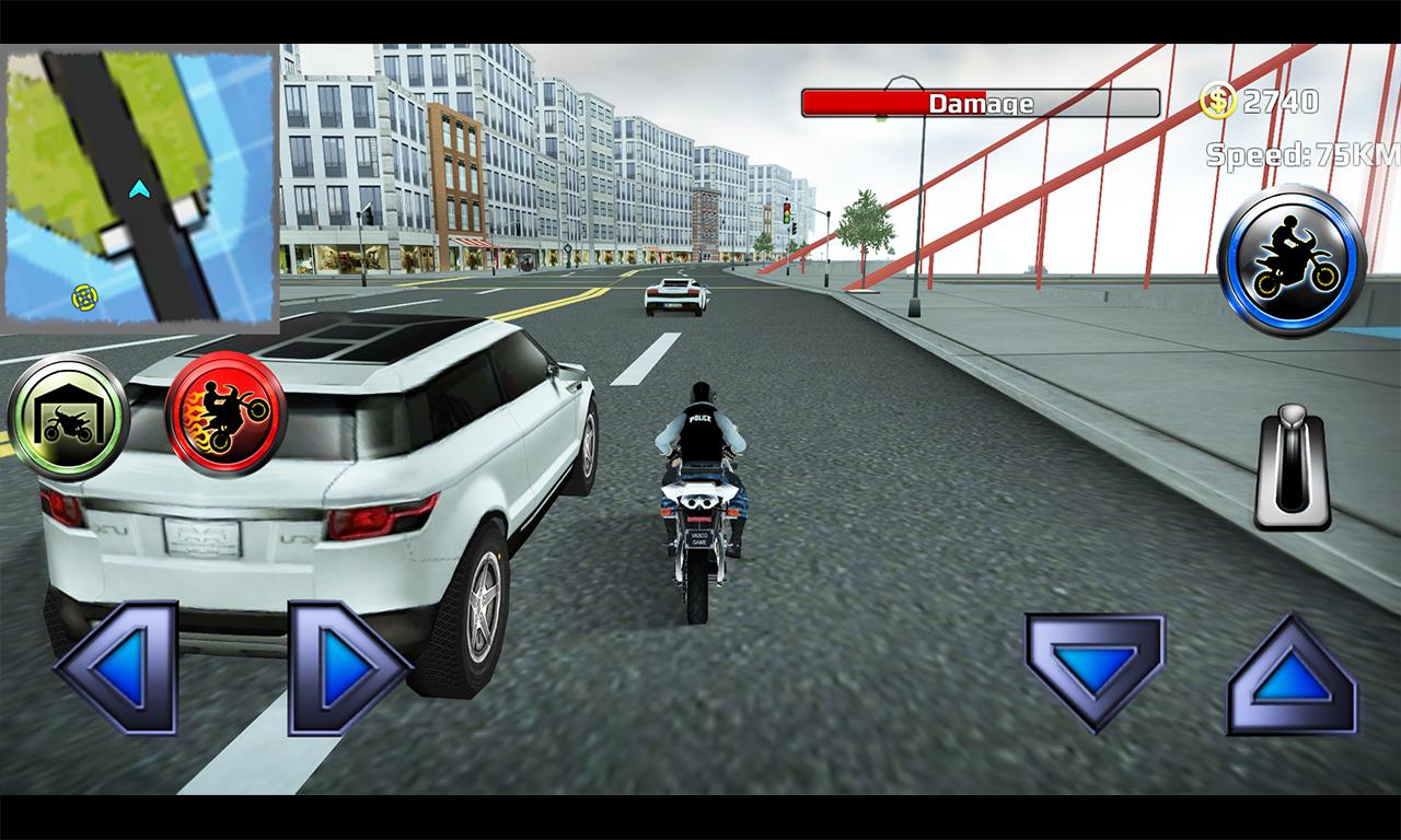 Police Motorcycle Simulator 3D