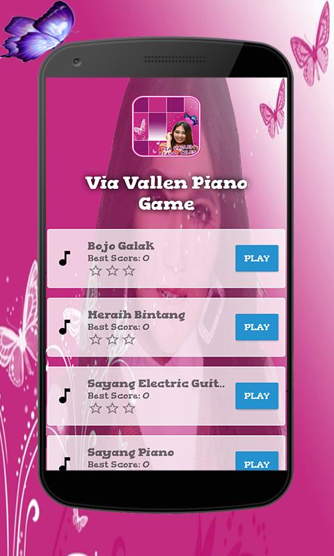 Via Vallen Piano Tiles Game