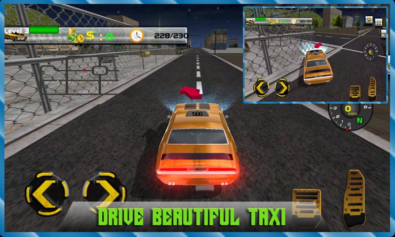 Crazy Taxi Driver Simulator 3D
