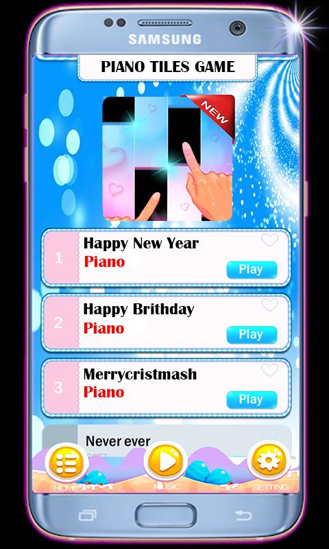 Piano Ladybug tiles Game
