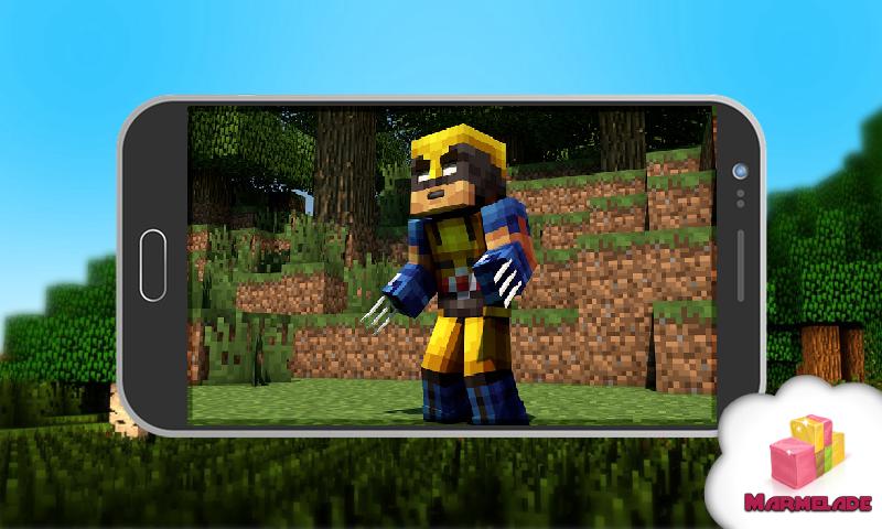 Mod Hero Wolverine for MCPE